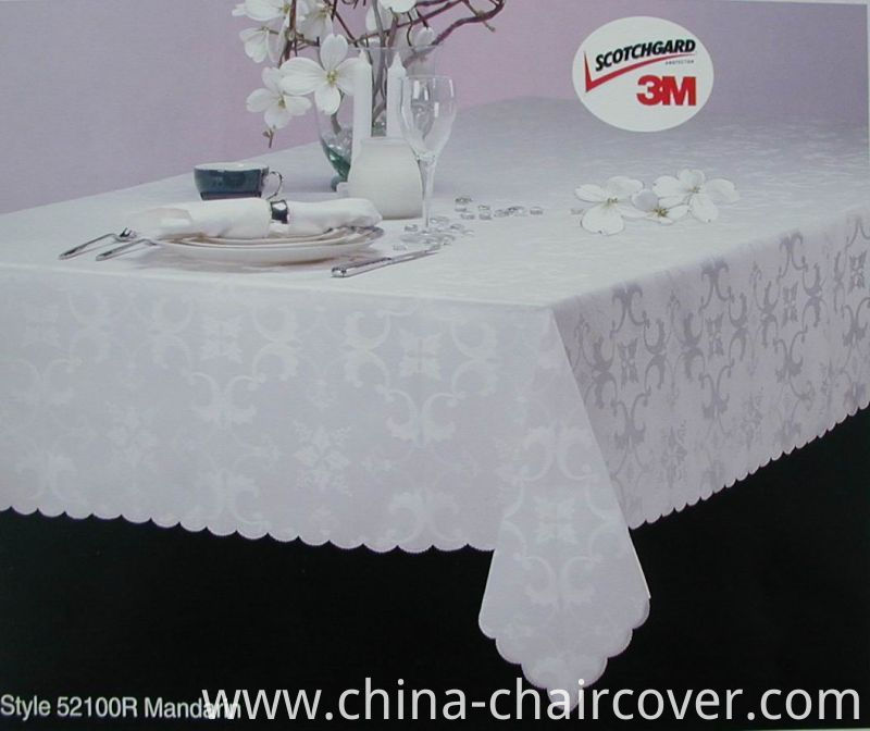 Jacquard Fabric Tablecloth Waterproof T-P-002
